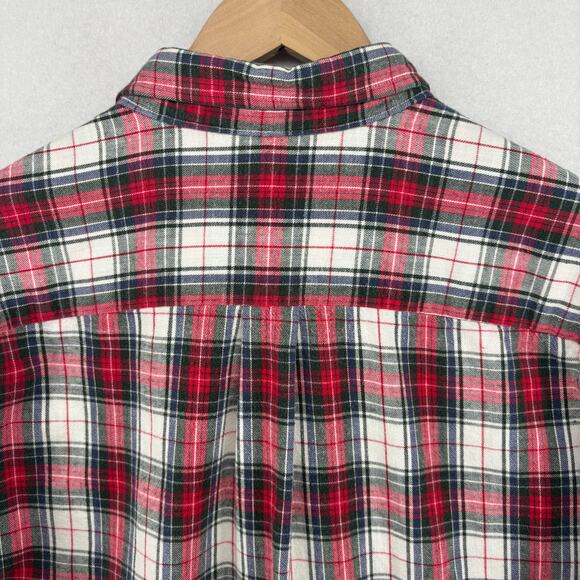 NORTHERN REFLECTIONS Shirt Mens XL Flannel Plaid Button Up Vintage Cotton Red - Picture 8 of 13